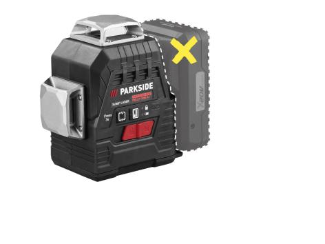 PARKSIDE PERFORMANCE® Livella laser a croce ricaricabile