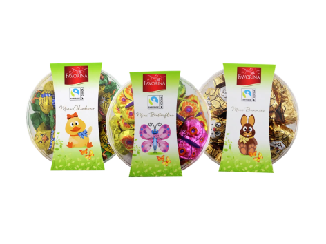 FAVORINA Mini figure pasquali di cioccolato al latte