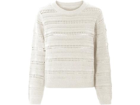 Pullover traforato da donna