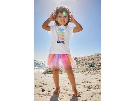 Gonna in tulle con leggings corti