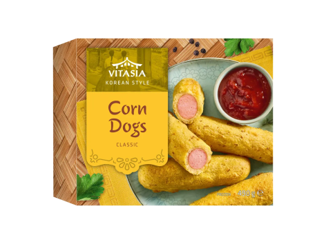 Hot dog di mais in stile coreano