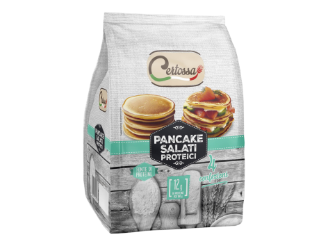 Pancake proteici salati