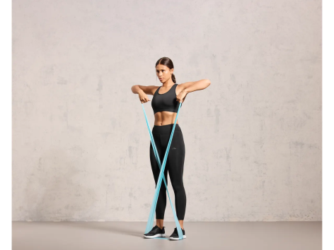 Set manubri da 1 kg, polsiere, estensore, attrezzo per addominali o set fasce elastiche, 4 pezzi