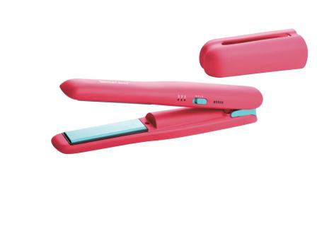 Piastra per capelli ricaricabile da viaggio
