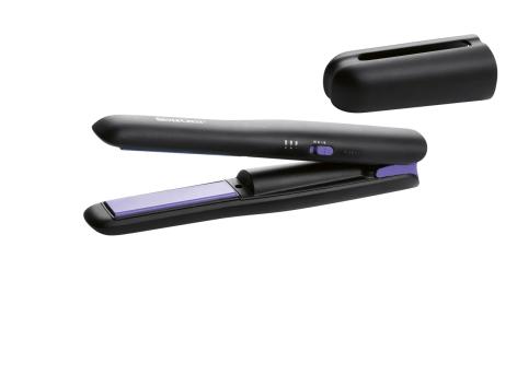 Piastra per capelli ricaricabile da viaggio