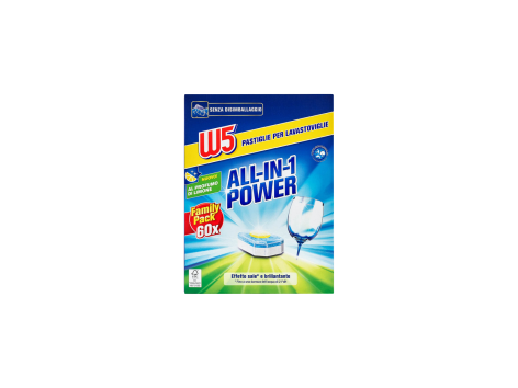 Tabs detergenti all-in-one