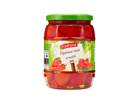 Peperoni rossi arrostiti