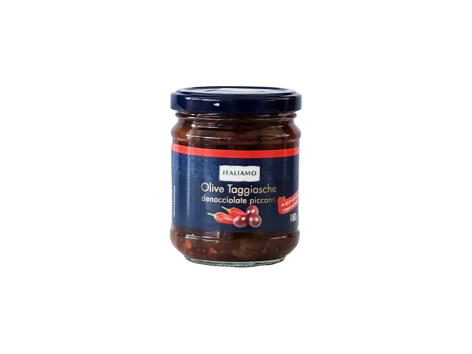 Olive taggiasche denocciolate piccanti