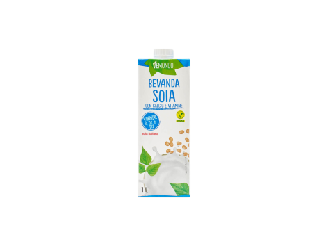 Bevanda soia con calcio e vitamine