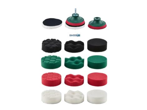 Set inserti e spugne per lucidatura, 31 pezzi