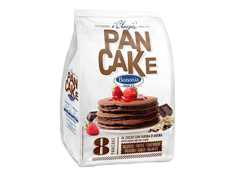 Pancake con cacao e avena