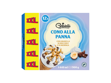 Coni gelato alla panna XXL