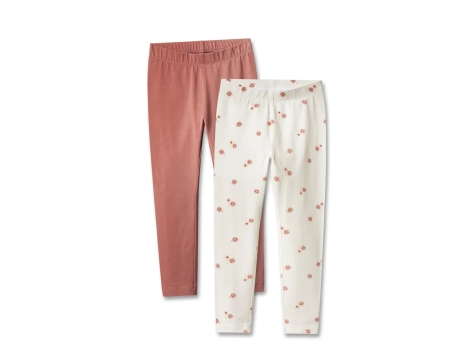 Leggings da bambina, 2 pezzi