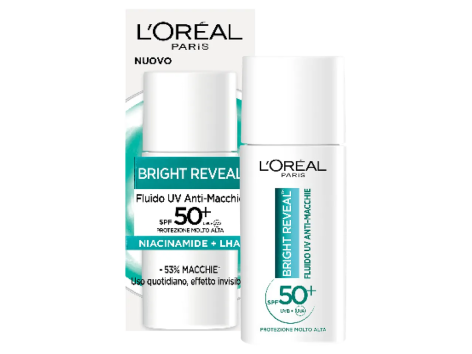 Bright Reveal fluido anti macchie UV SPF 50+