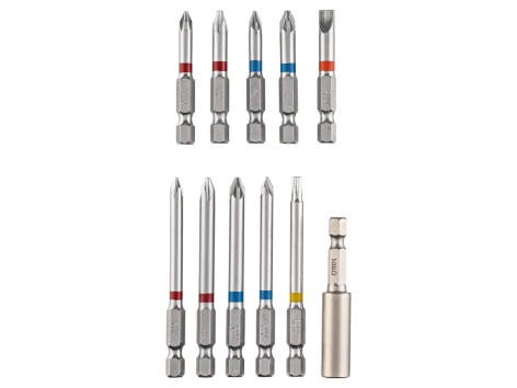 Set punte per trapano o set bit, 11 pezzi