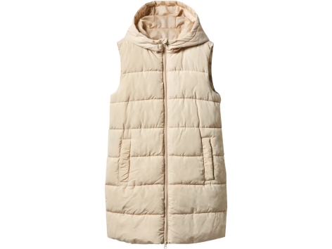 Gilet lungo imbottito da donna