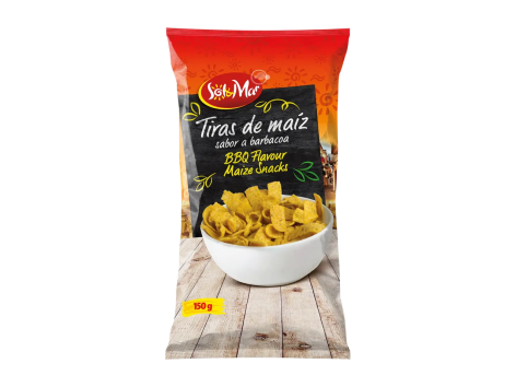 Snack di mais gusto BBQ
