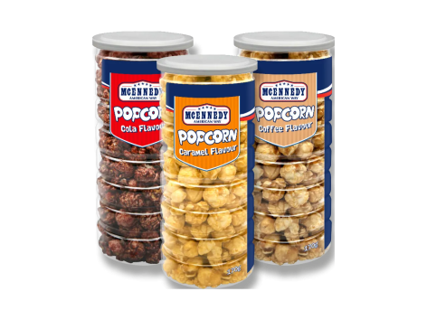 Popcorn in diversi gusti