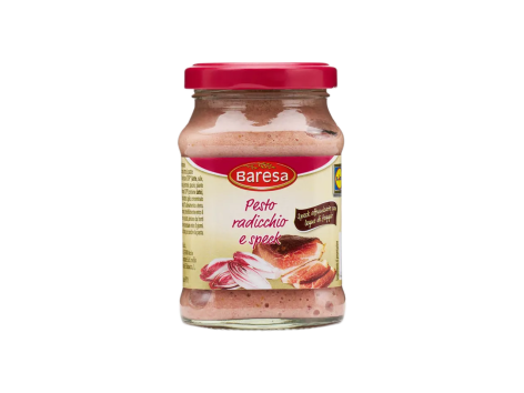Pesto radicchio e speck