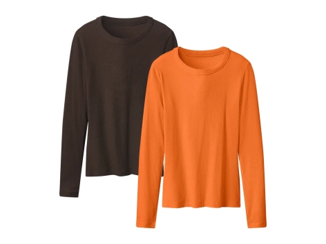 Maglia a maniche lunghe da donna, 2 pezzi