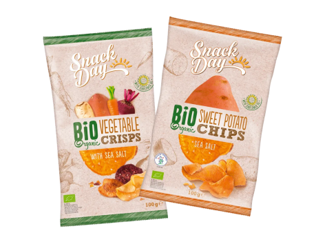 Chips di verdure Bio o Chips di patate dolci Bio