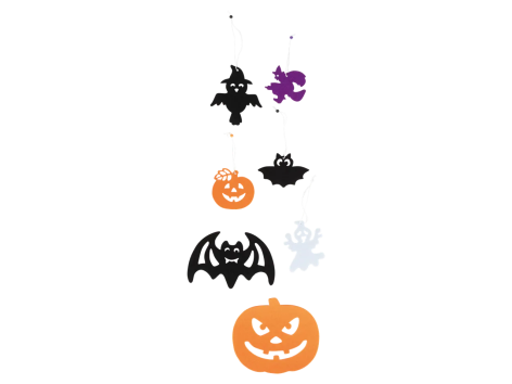Decorazioni in feltro o ragnatela decorativa per Halloween