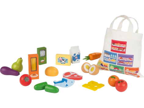 Set colazione, borsa della spesa o cestino da picnic in legno