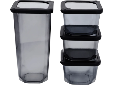 Set contenitori da cucina, 3 o 4 pezzi