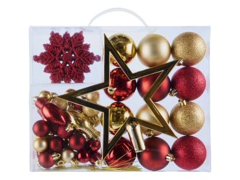 Decorazione per albero di Natale, 51 pezzi
