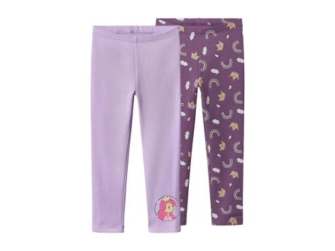 Leggings termici da bambina, 2 pezzi