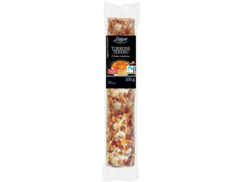 Stecca di torrone tenero gusto crema catalana