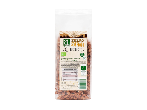 Farro soffiato al cioccolato bio