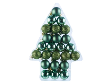 Palline natalizie, 10 o 24 pezzi