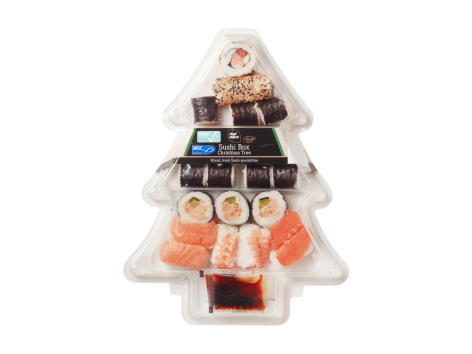Sushi albero di Natale