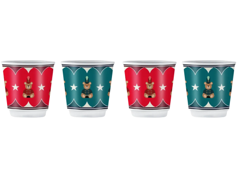 Set tazzine natalizie, 4 pezzi