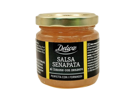 Salsa senapata al limone con zenzero