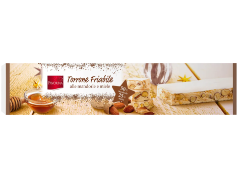 Torrone friabile alle mandorle