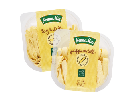 Tagliatelle o pappardelle all'uovo